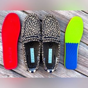 ROTHYS The Driver Loafer Leopard Print Size 10 RARE